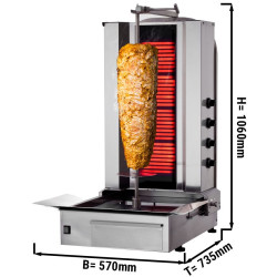 Аппарат для шаурмы GGM Gastro DUKE4-N (Inox) Thumb