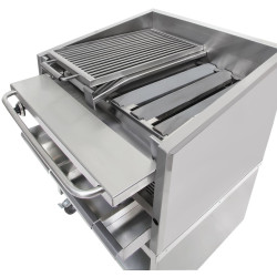 Газовый чарбройлер GGM Gastro HSOE1 (Inox) Thumb