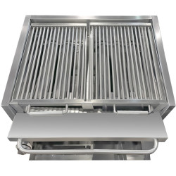 Газовый чарбройлер GGM Gastro HSOE1 (Inox) Thumb