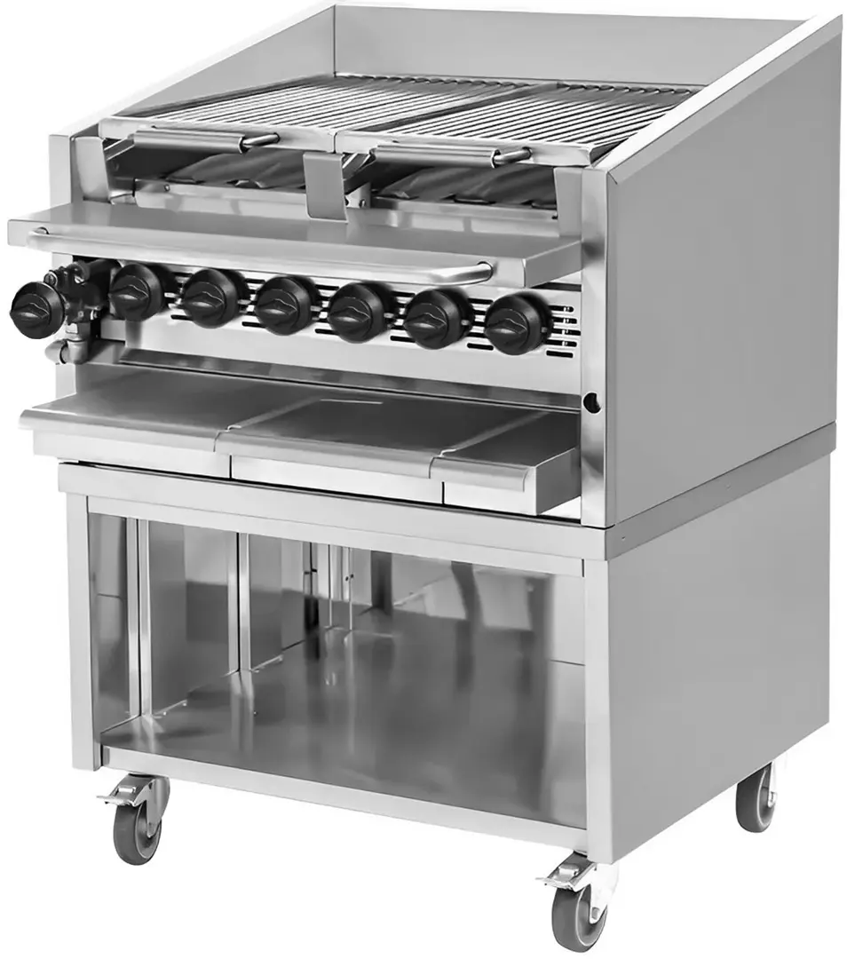 Газовый чарбройлер GGM Gastro HSOE1 (Inox)