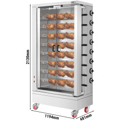 Газовый гриль для кур GGM Gastro GHGE48 (Inox) Thumb