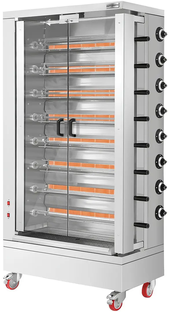 Газовый гриль для кур GGM Gastro GHGE48 (Inox)