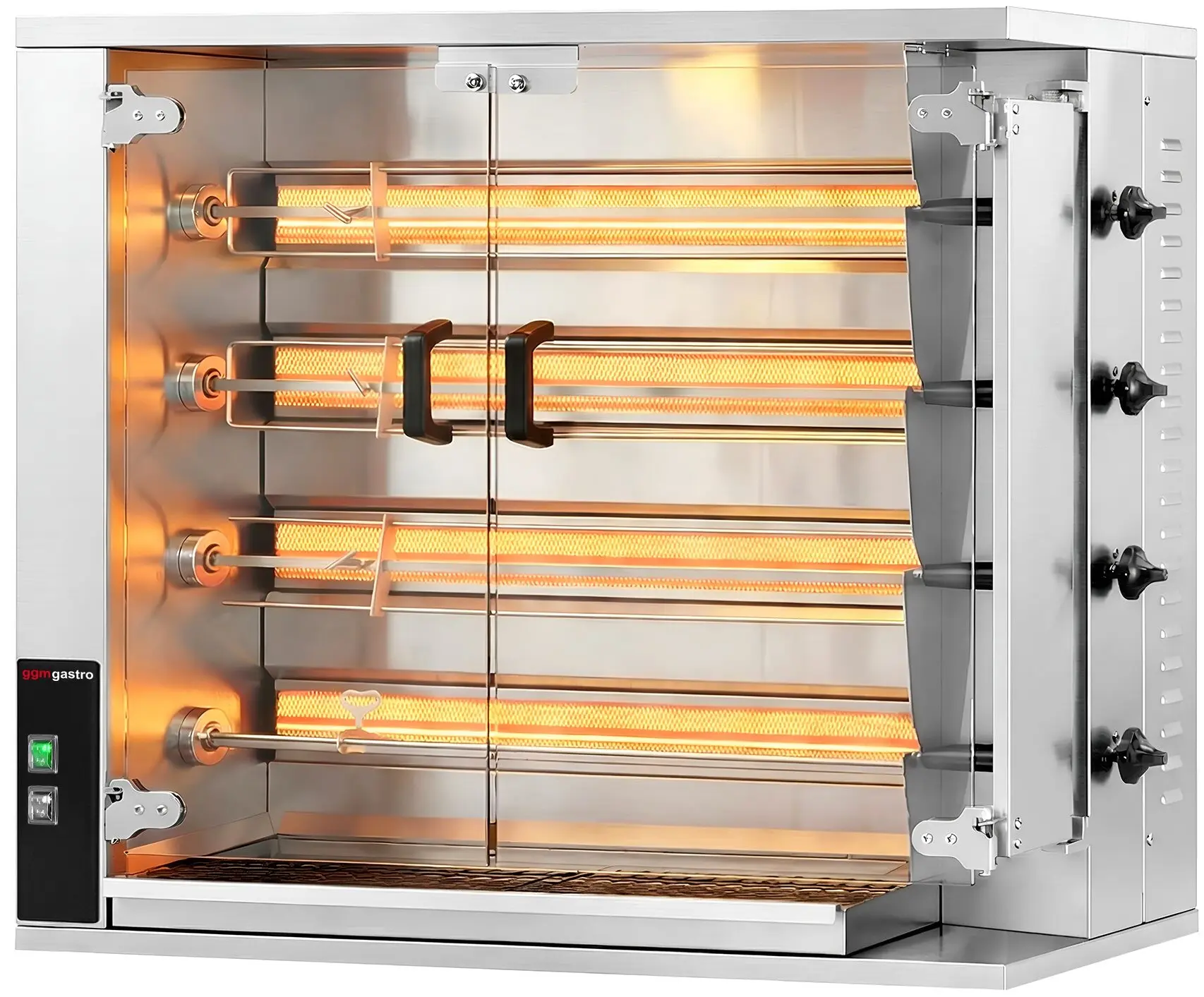 Газовый гриль для кур GGM Gastro GHGK420 (Inox) - 3