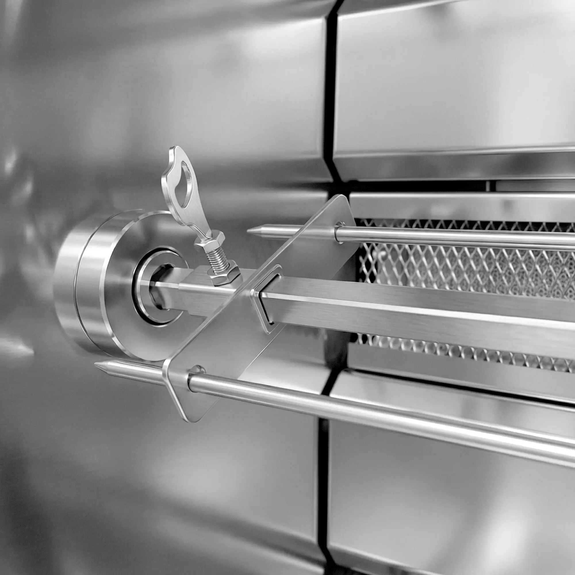 Газовый гриль для кур GGM Gastro GHGK420 (Inox) - 5