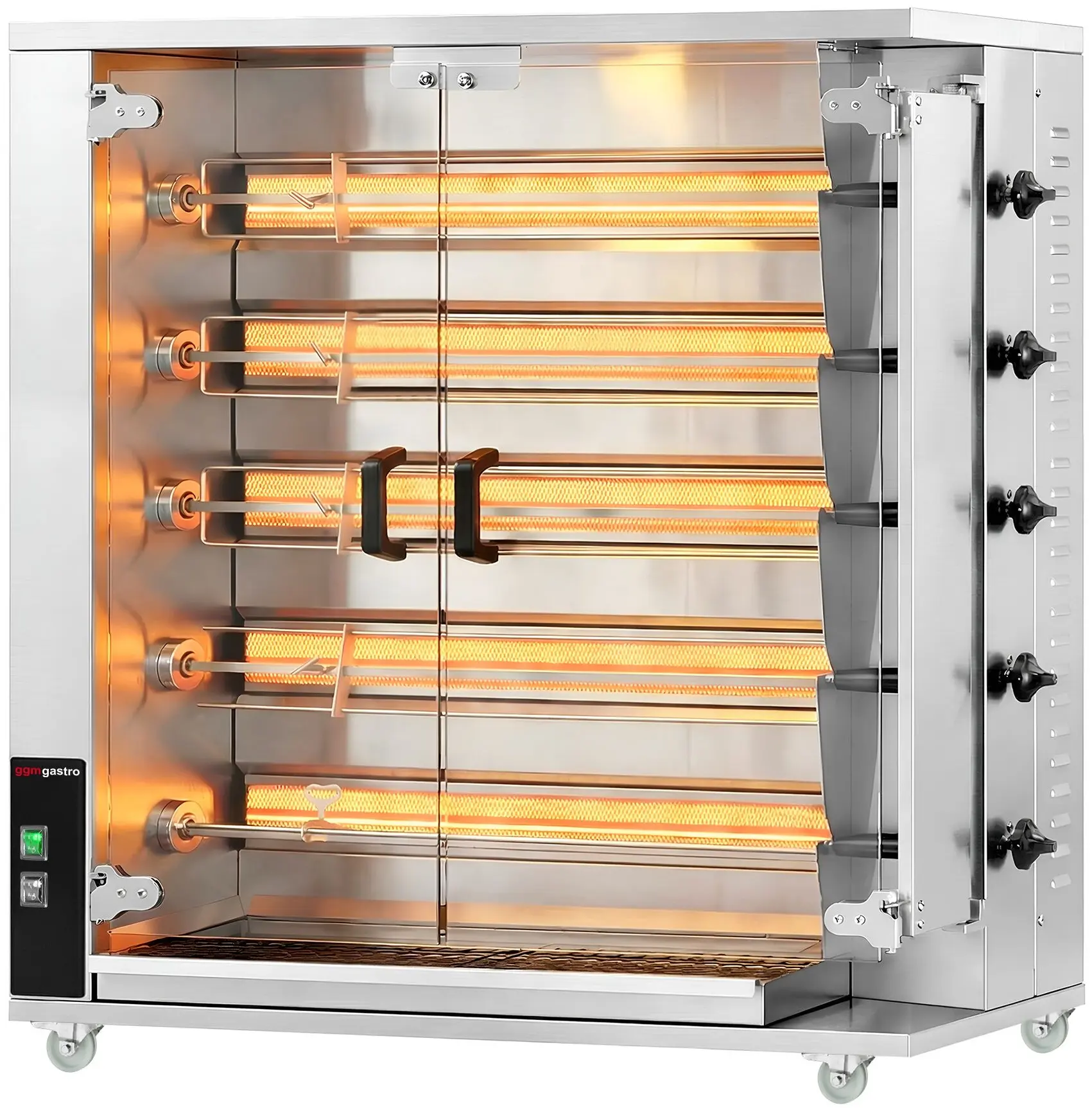 Grill pentru pui pe gaz GGM Gastro GHGK525 (Inox) - 3