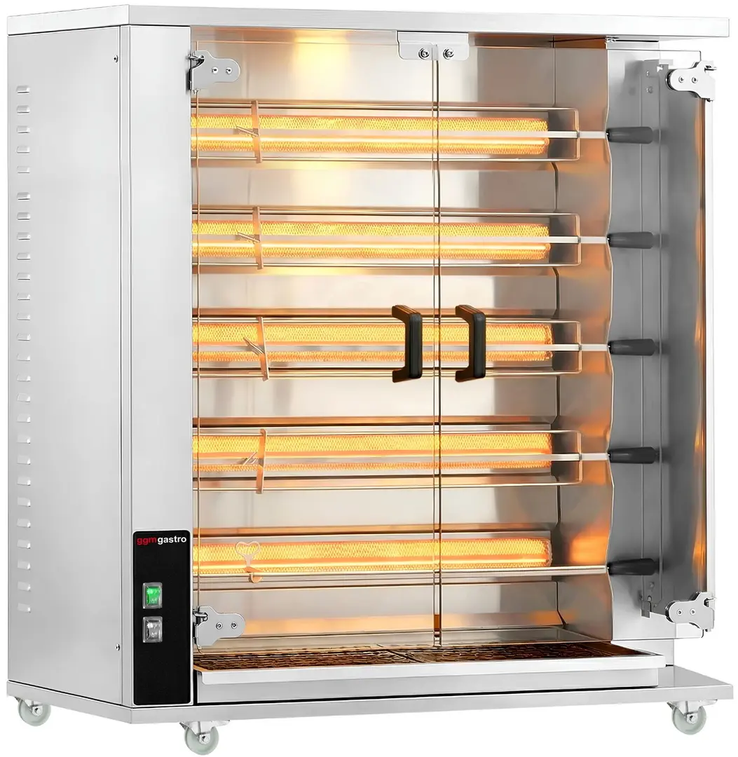 Grill pentru pui pe gaz GGM Gastro GHGK525 (Inox)