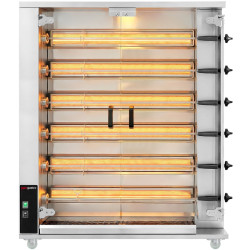 Газовый гриль для кур GGM Gastro GHGK630 (Inox) Thumb