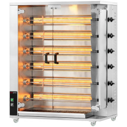 Газовый гриль для кур GGM Gastro GHGK630 (Inox) Thumb