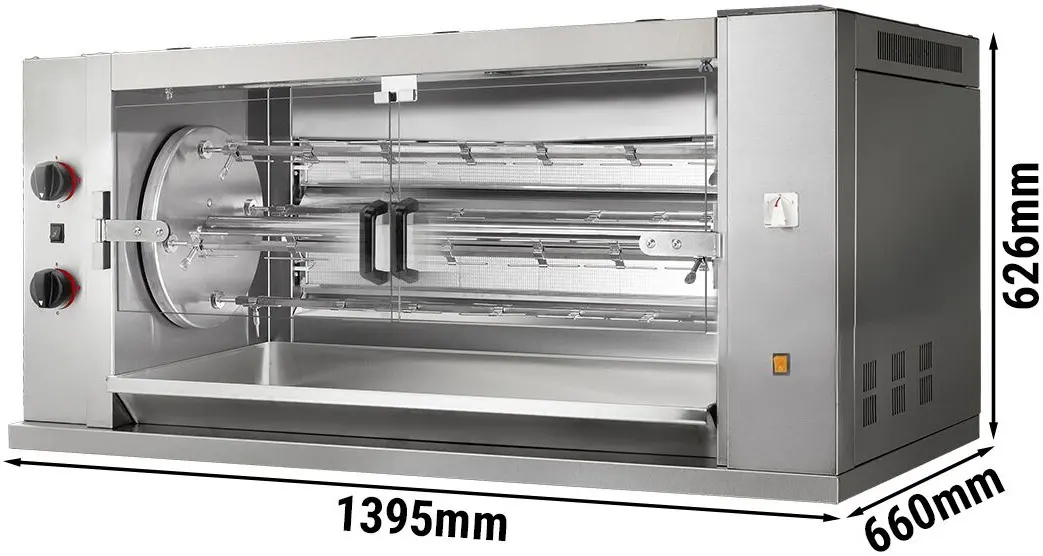 Grill pentru pui pe gaz GGM Gastro GHGM424 (Inox) - 2