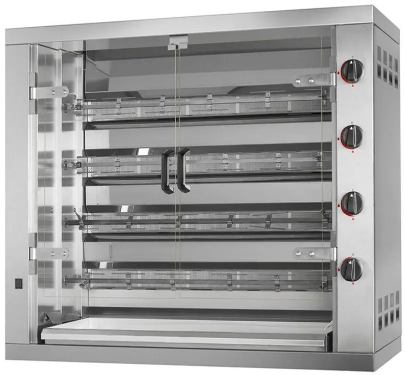 Газовый гриль для кур GGM Gastro GHKM424-B (Inox)