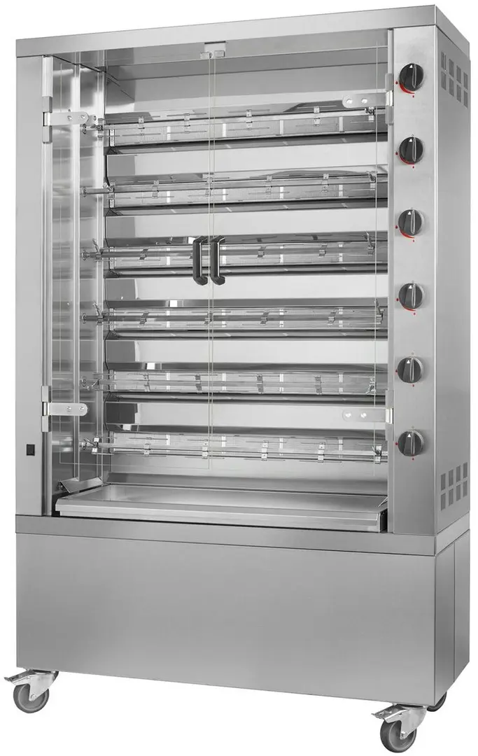 Газовый гриль для кур GGM Gastro GHKM636-B (Inox)