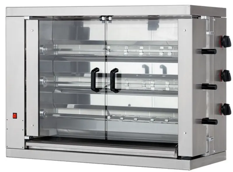 Газовый гриль для кур GGM Gastro GM318E-B (Inox)