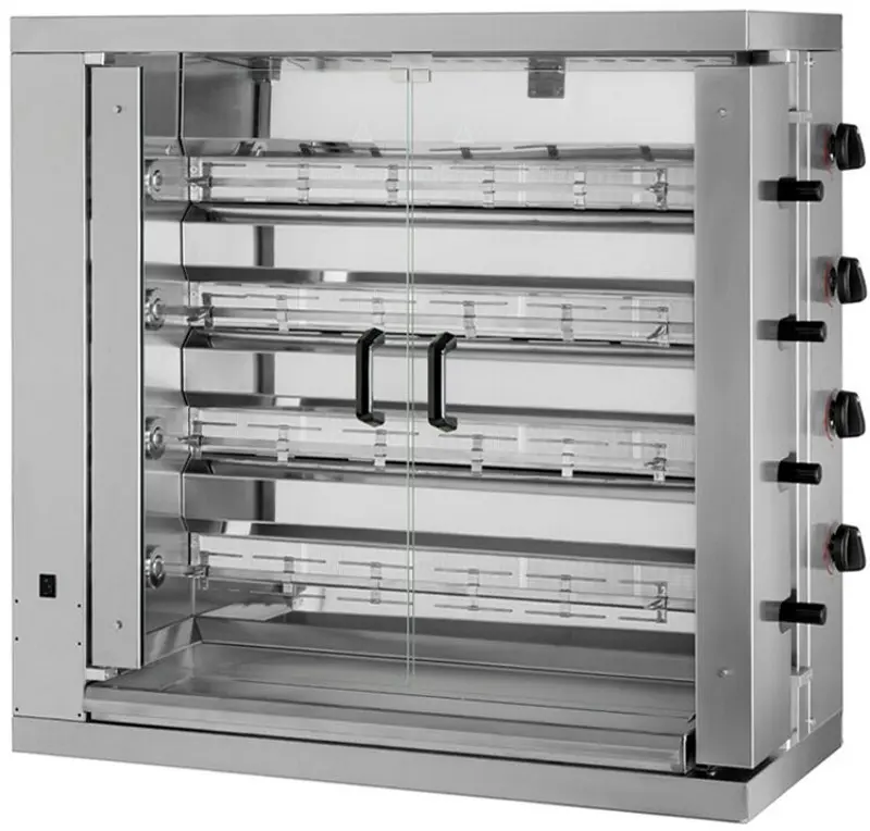 Газовый гриль для кур GGM Gastro GM424E-B (Inox)