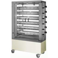 Газовый гриль для кур GGM Gastro GM636E-B (Inox/Beige)