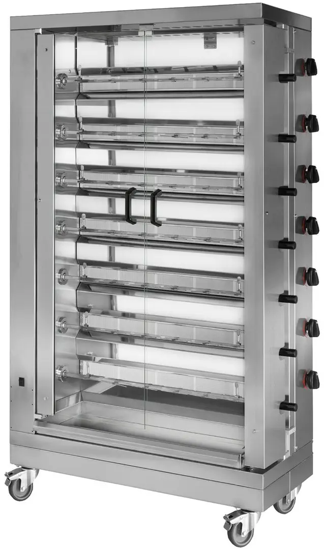 Газовый гриль для кур GGM Gastro GM742E-B (Inox)