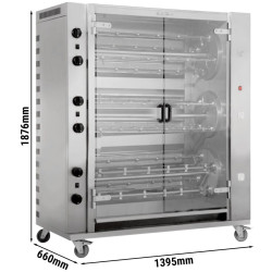 Газовый гриль для кур GGM Gastro HGGM1272 (Inox) Thumb