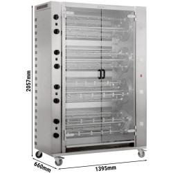 Grill pentru pui pe gaz GGM Gastro HGGM1696 (Inox) Thumb