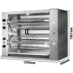 Газовый гриль для кур GGM Gastro HGGM484 (Inox) Thumb