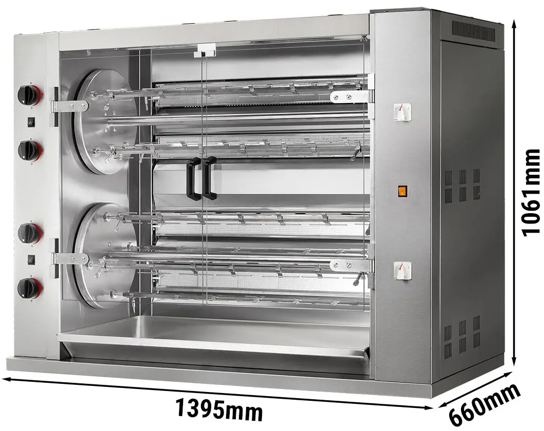 Газовый гриль для кур GGM Gastro HGGM484 (Inox) - 2