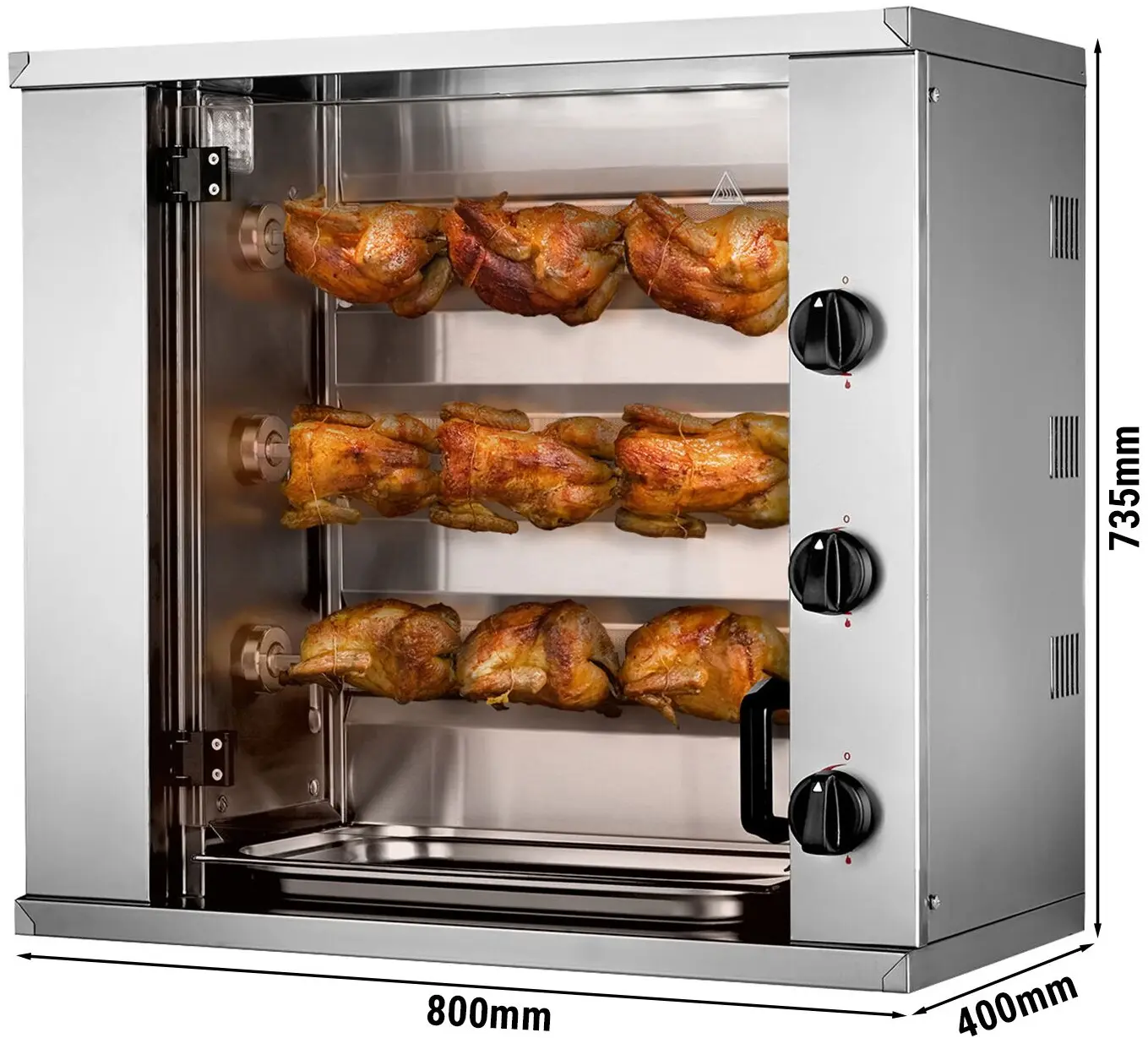 Газовый гриль для кур GGM Gastro MHGGM339 (Inox) - 2