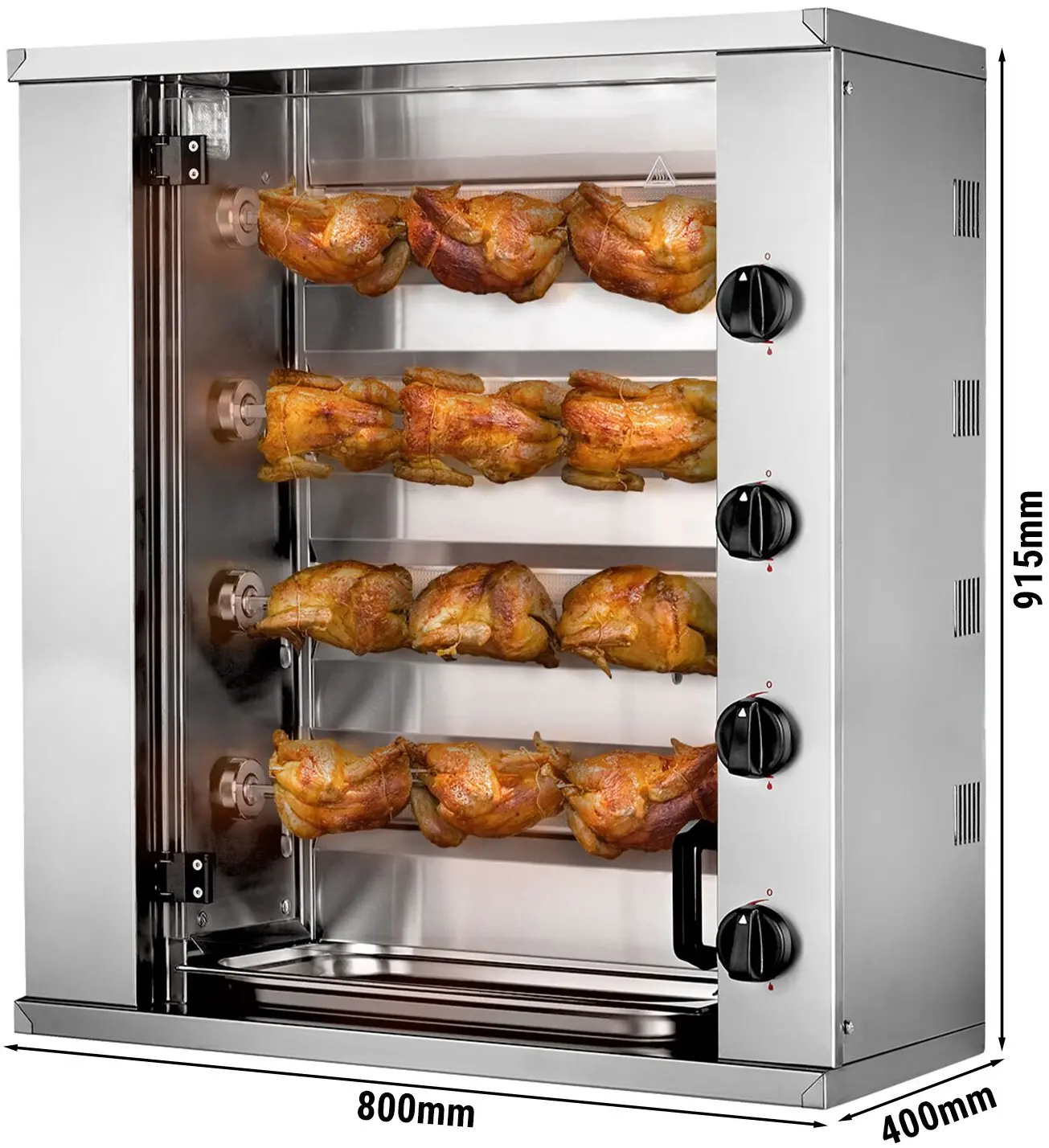 Газовый гриль для кур GGM Gastro MHGGM412 (Inox) - 2