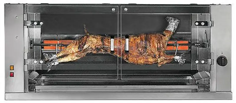 Grill pe gaz pentru miel și purcel de lapte GGM Gastro LGM1 (Inox)