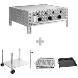 Газовый гриль GGM Gastro GGB3 (Inox) Thumb