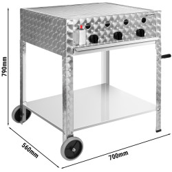Газовый гриль GGM Gastro GGB3 (Inox) Thumb