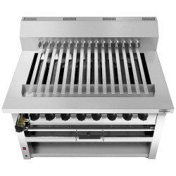 Grătar pe gaz GGM Gastro KHGE15G (Inox) Thumb