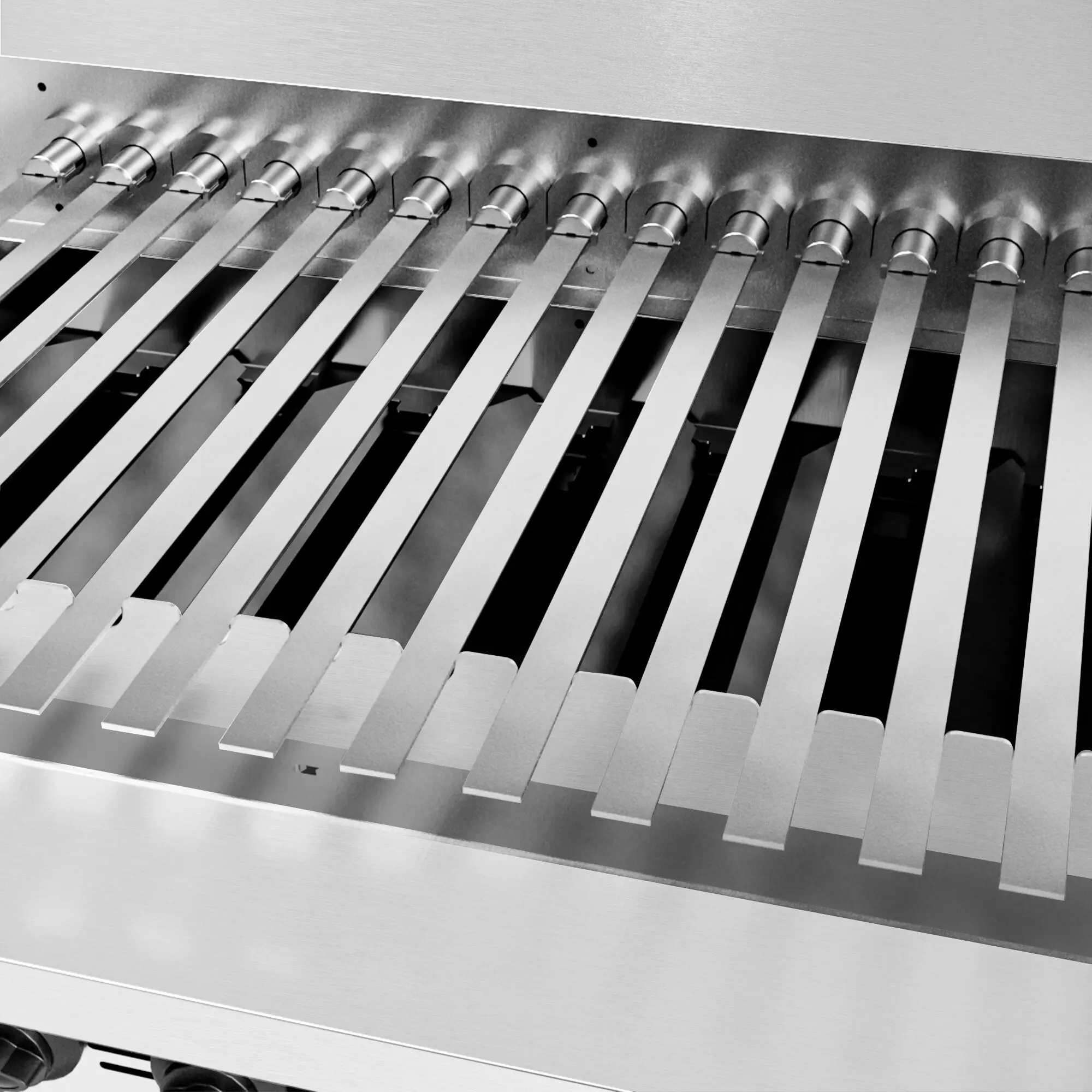 Grătar pe gaz GGM Gastro KHGE15G (Inox) - 6