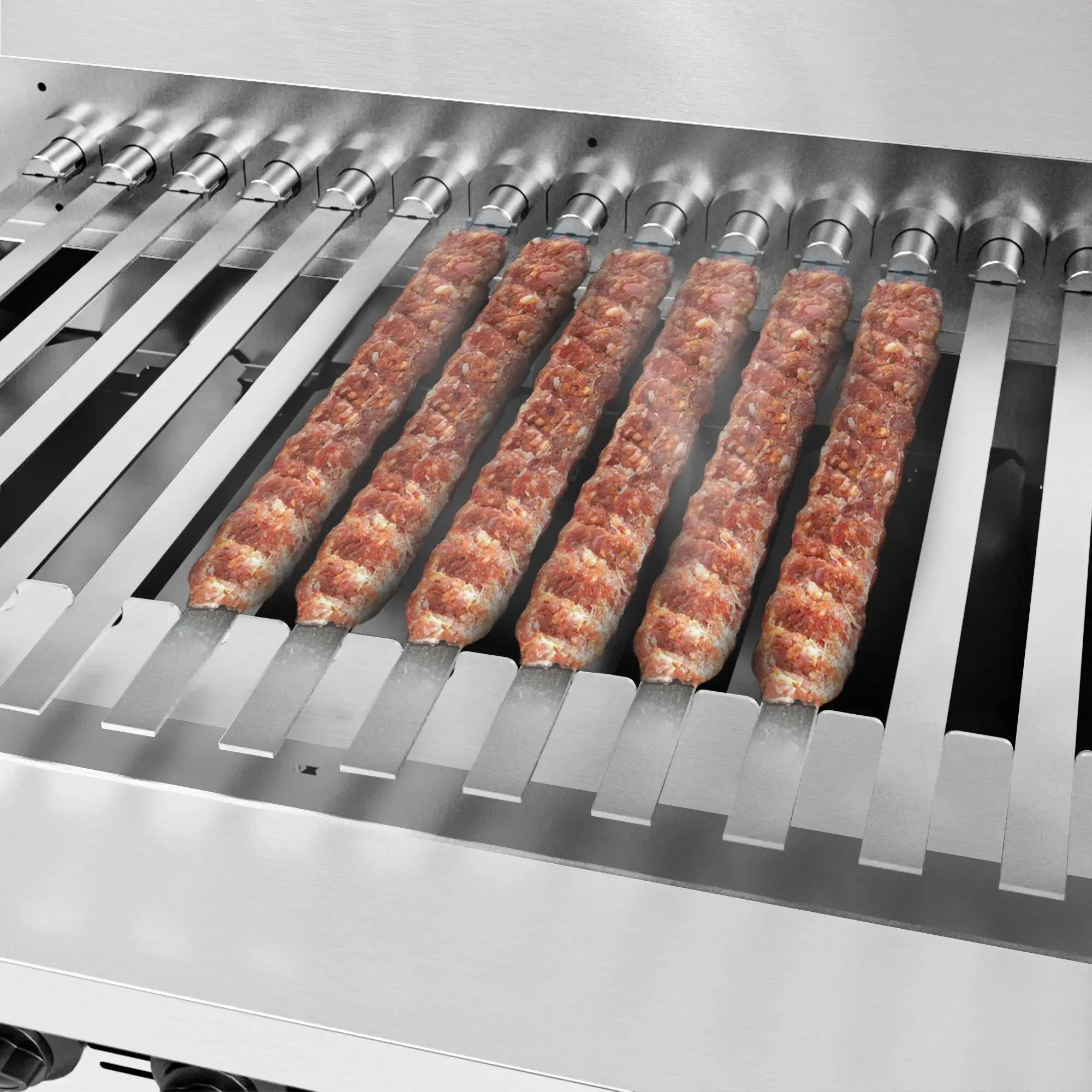 Grătar pe gaz GGM Gastro KHGE15G (Inox) - 7