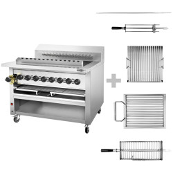 Grătar pe gaz GGM Gastro KHGE15G (Inox) Thumb