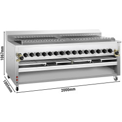 Grătar pe gaz GGM Gastro KHGEG30 (Inox) Thumb
