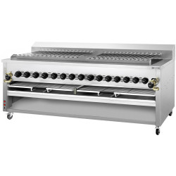 Grătar pe gaz GGM Gastro KHGEG30 (Inox) Thumb