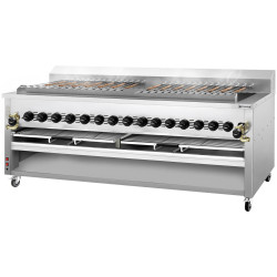 Grătar pe gaz GGM Gastro KHGEG30 (Inox) Thumb