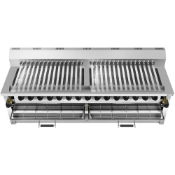 Grătar pe gaz GGM Gastro KHGEG30 (Inox) Thumb