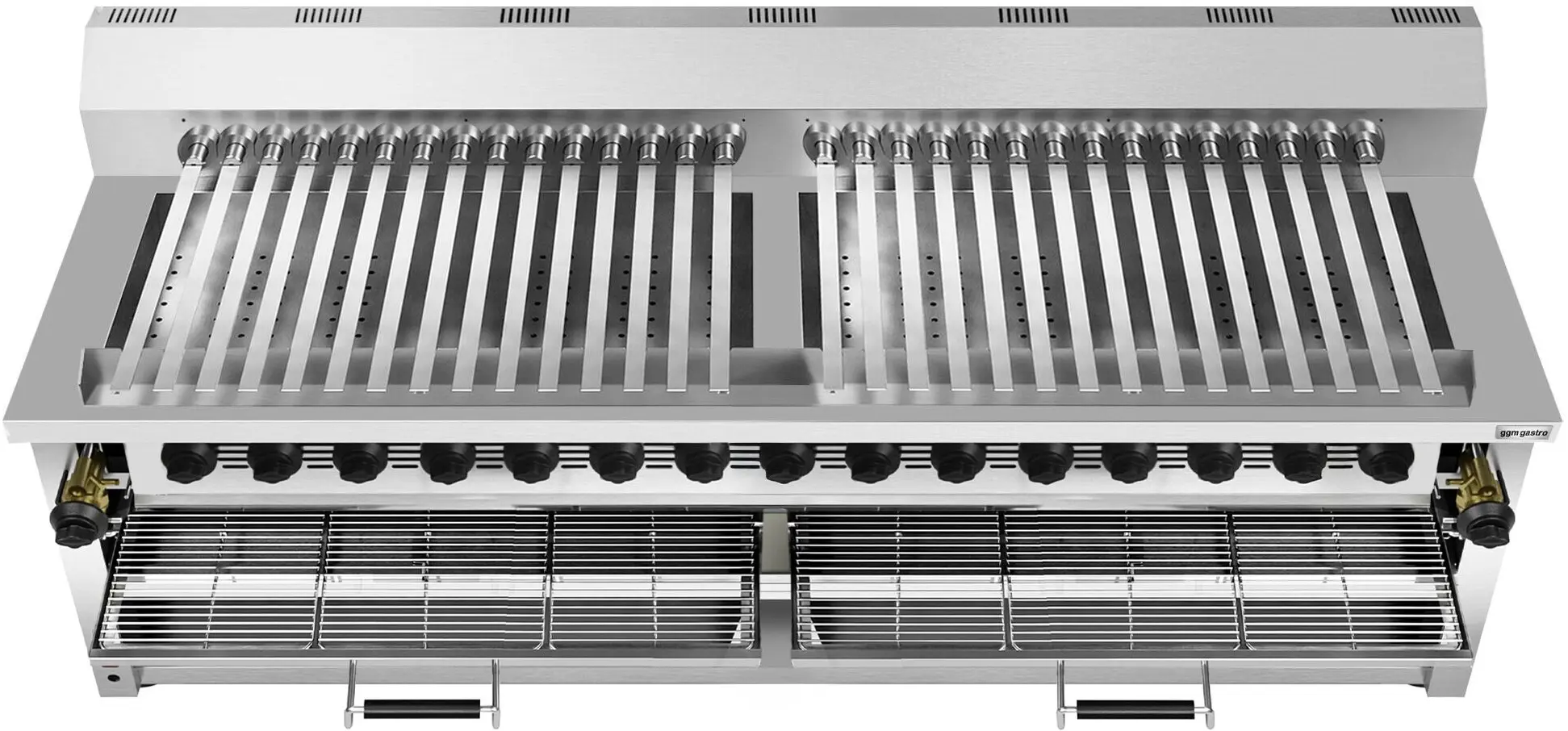 Grătar pe gaz GGM Gastro KHGEG30 (Inox) - 6