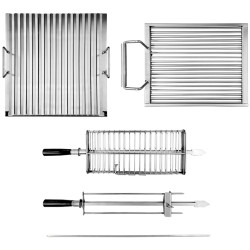 Grătar pe gaz GGM Gastro KHGEG30 (Inox) Thumb