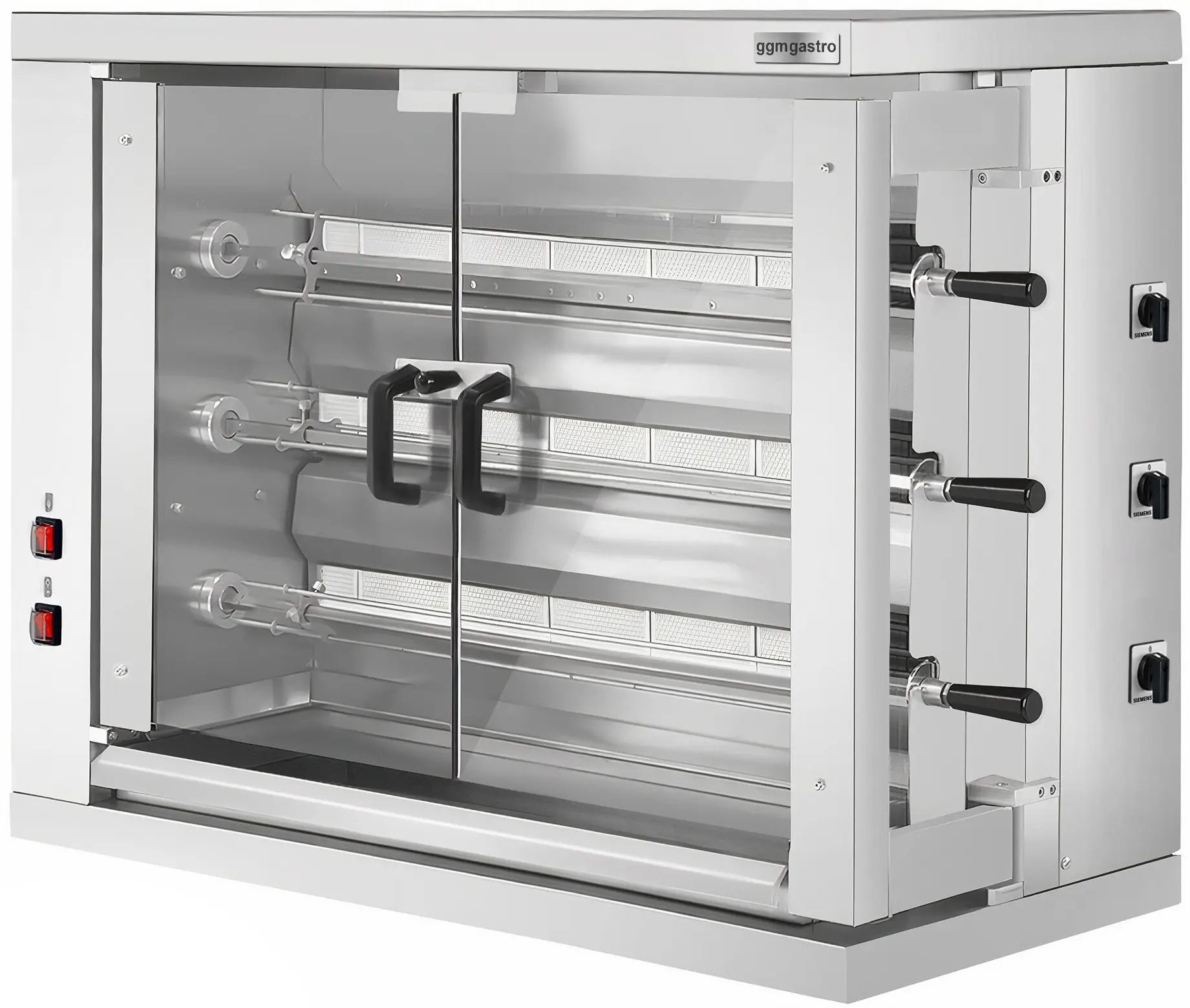 Grill electric pentru pui GGM Gastro EHGE18 (Inox) - 2