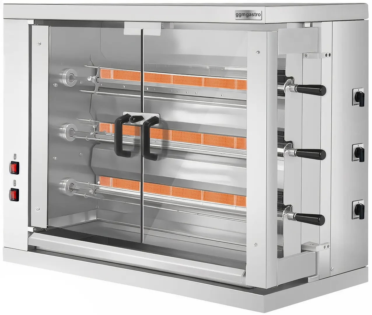 Grill electric pentru pui GGM Gastro EHGE18 (Inox)