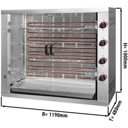 Grill electric pentru pui GGM Gastro EHKM424-B (Inox) Thumb