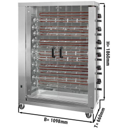 Grill electric pentru pui GGM Gastro EM1166F (Inox) Thumb