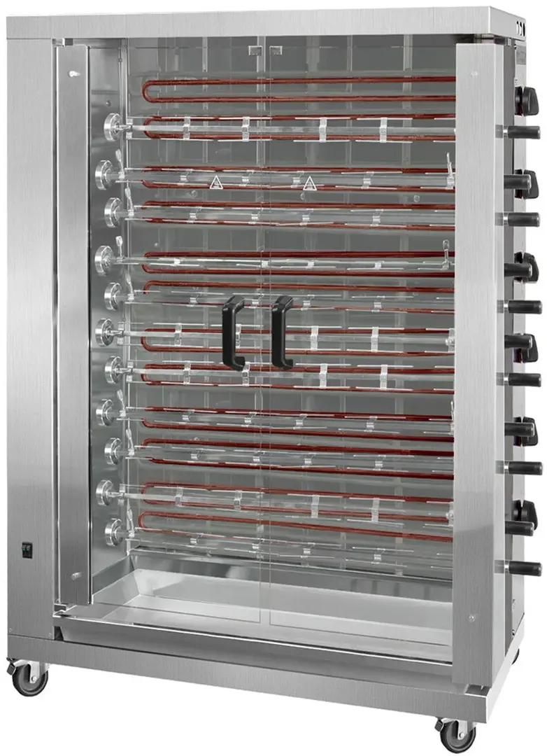 Grill electric pentru pui GGM Gastro EM1166F (Inox)