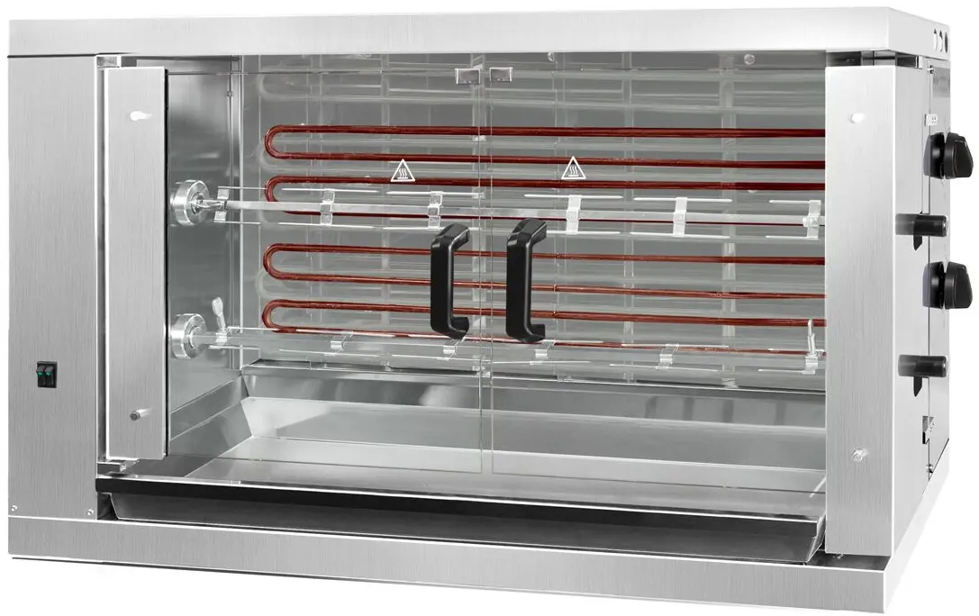 Гриль для кур электрический GGM Gastro EM212E-B (Inox)