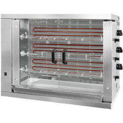 Гриль для кур электрический GGM Gastro EM318E-B (Inox)