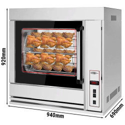 Grill electric pentru pui GGM Gastro EM420C (Inox) Thumb