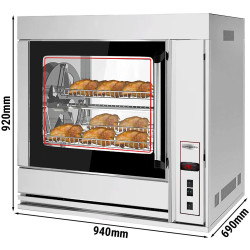 Гриль для кур электрический GGM Gastro EM420KC (Inox) Thumb