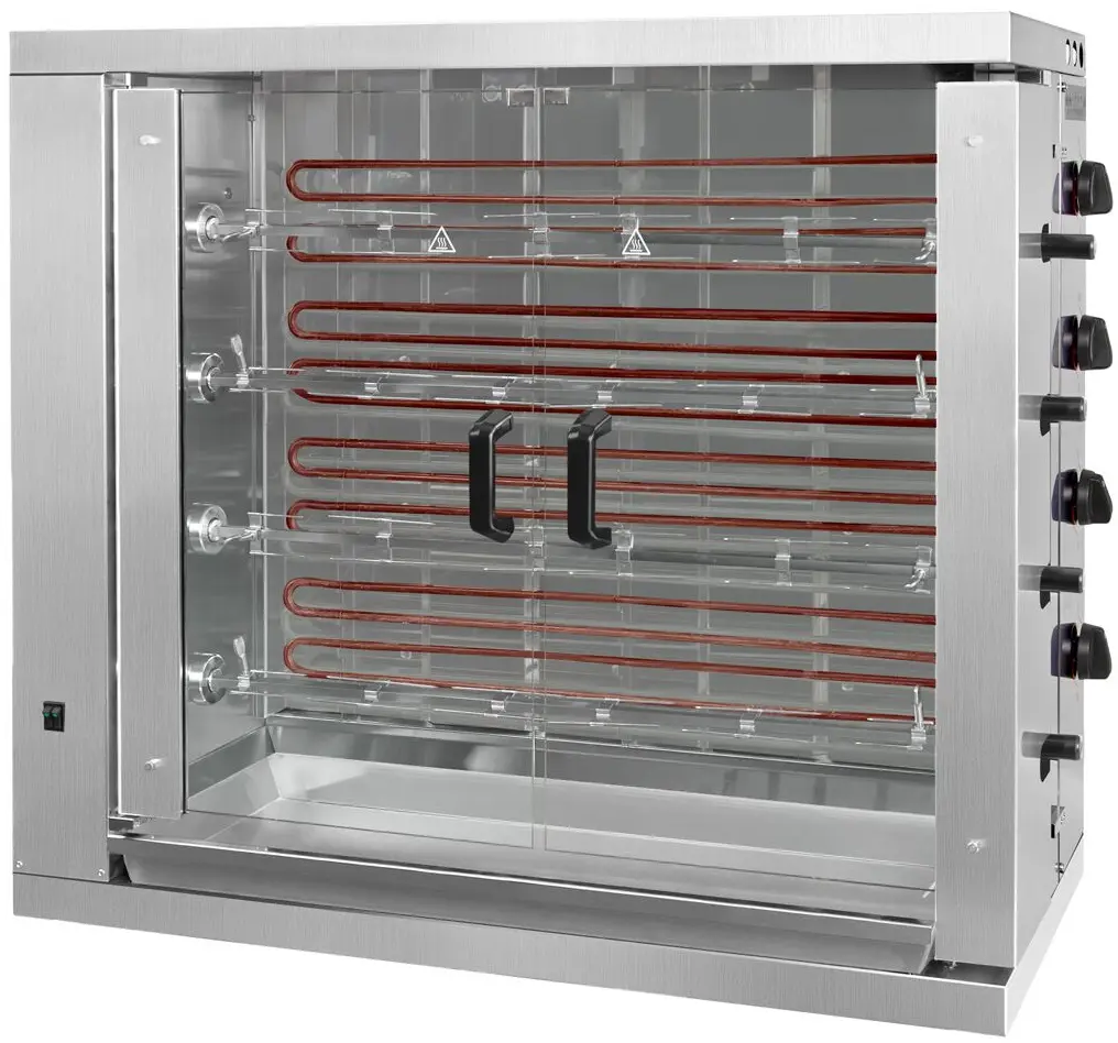 Гриль для кур электрический GGM Gastro EM424E-B (Inox)