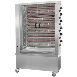 Гриль для кур электрический GGM Gastro EM636E-B (Inox)