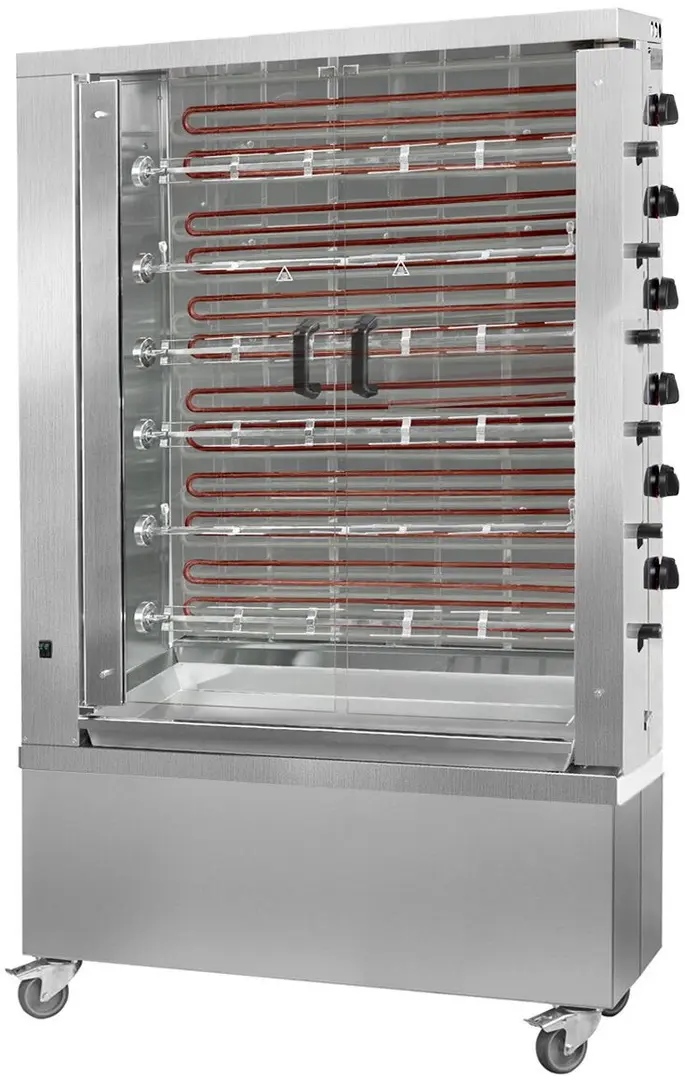 Гриль для кур электрический GGM Gastro EM636E-B (Inox)